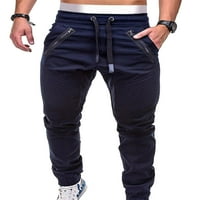 Voguele muškarci dno nacrtaju hlače visoke strukske pantalone Jogger Harem Pant casual khaki xl