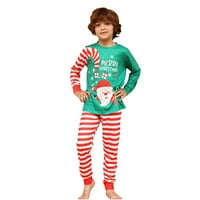 Naughtyhoohood Božićno podudaranje pidžama za obiteljske setove Santa božićno drvce Ispiši slatka smiješna