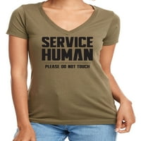 Servis Human: Molimo ne dodirnite žensku majicu V-izrez