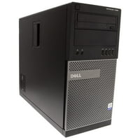 Dell Optiple Tower Computer PC, 3. GHZ Intel i Quad Core Gen 4, 4GB DDR RAM-a, 512GB SSD tvrdi disk,