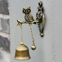 Postavite retro za životinjske vrata zvono metalni zidni na vratima Zidne zidne ukrašavanje za unutarnju