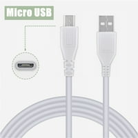 Na 3,3ft bijeli mikro USB podatkovni kabelski kabelski kabel za zamjenu za mač brzinu trio prikriveno prikriveno 10-g elite 10. tablet računar
