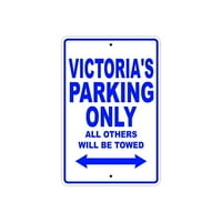 Victoria's Parking samo svi ostali će biti vučeni naziv poklon Novelty Metal Aluminium 8 X12 znak