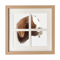 Ovce bočne oči uši umjetnost deco modni okvir zidni stolni prikaz zaslon za prikaz slike