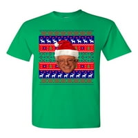 Bernie Sanders Bern Reindeer Ugly Christmas Funny DT odrasli majica Tee