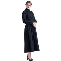 Žene haljine viktorijanske edvardean domaćice sluga Cosplay hodalica za šetnju sluškinja
