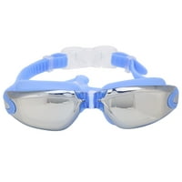 Henmomu Vodootporne protiv zabojke za plivanje Elektroplata protiv UV naočala sa ušicom za odrasle, vodootporne naočale za plivanje, elektroplata protiv UV naočala