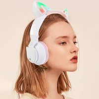 Hernalise KIDS slušalice, Bluetooth bežične slušalice za djecu tinejdžeri odrasli, prekriveni Bluetooth slušalice sa mikrofonom, mačjim slušalicama za djevojke žene