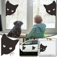 Jikolililili Cat Glass Showcase Car ormament Zatvori Kućni uređenje uređenja Ukrasni ukras zidne kuće Smanjite manje od 5 USD