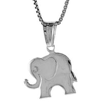 Sterling srebrni mali privjesak za životinje na slonu