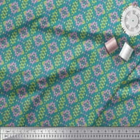 Soimoi baršun tkanina Aztec Geometrijski print Šivaći tkaninu dvorište široko
