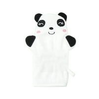 Thinsont rukavice iz crtanog u obliku pamučnog ručnika za ručnik kupaonica pribor za čišćenje kože za tuširanje kože za kožu djeca djeca 02White panda