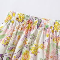 Djevojke ljetne odjeće s kratkim rukavima cvjetni otisci vrhovi kratke hlače dva odjeća set za dječju