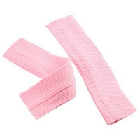 Cuhas Socks Solid Candy Color Pleteni zimski noga Slobodne stilske čarape za kompresiju za žene