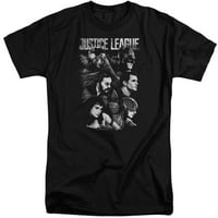 Film Justice League - guranje naprijed - visoka fit majica kratkih rukava - X-velika
