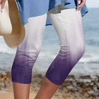 Giligiliso ženske hlače čišćenje modnih ženskih elastičnih struka joga Sport cvjetni ispis hlače gamaše