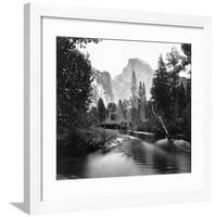 Nacionalni park Yosemite, pod i polu kupola fotografija Yosemite, ca, cA, scenska uramljena umjetnost