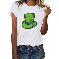 Ženski kratki rukav Basic Tees Clearence Comfy Trendy Modna odjeća za tinejdžerske djevojke Green Gnome
