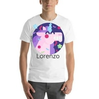 Personalizirana zabava Unicorn Lorenzo kratka pamučna majica s kratkim rukavima po nedefiniranim poklonima