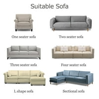 Seater Sofa Cover-elastična Spande Sofa začuva zatezanje COUNCLUSIL COOCH navlake za dnevni boravak