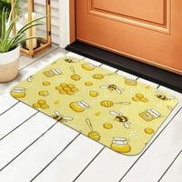 Tepih pčelinji festival Dekoracija vrata protiv klizanja Dno unutarnji tepih za kućni tepih