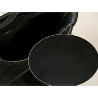 Zodanni dame udobnosti ukrašene cipele za gležnjeve u uredu protiv klizanja crna 4,5