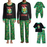 Božićne pidžame za obitelj slatka crtana pidžama