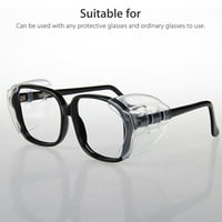 Sigurnosni naočale za oči, bočni štitnici, udobne i lagane naočale bočne štitnike za oči, klizanje jasnih