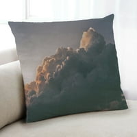 Ahgly Company Earth Clouds Zatvoreni jastuk za bacanje, prema