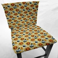 Žetve suncokretore stolica za blagovaonicu navlake za leđa ili poklopce sjedala od strane Pennyjeva potrebnih stvari
