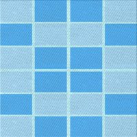 Ahgly Company u zatvorenom trgu uzorkovima dubokim nebeskim prostirkama plave površine, 4 'kvadrat