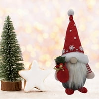 Božićni Gnome Plish ELF ukrasi, Xmas Holiday Handmade Skandinavsko Tomte za božićne ukrase, resied dekor