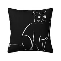 Dekorativni jastuk, CAT linija Art Square Sofa Dekorativni pleteni jastuk, 26 x26
