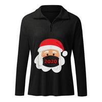 Ženski ležerni dugi rukav božićni praznici Džemper TOP bluza hot6sl487554