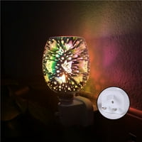 Pluggeble Fragrance Warder lampica za topljenje sa 3D leptirnim efektom priključna lampica bez plamene sa 3D leptir ukrasnom mekom noćnom svetlom Domaći dekor miris toplije