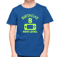 8. rođendan dječaka starih 8. rođendana Gamer majica za 8. rođendan dječak