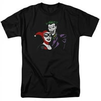 Batman Joker & Harley-kratki rukav za odrasle sa 18 godina, crni - 6x