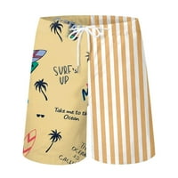 Cuoff Hawaiian Odjeća za odmor Muška proljetna ljetna casual moda Havajska tropska plaža Štampana kratkih