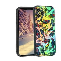 Kompatibilan sa iPhone Pro MA telefonom, Rainbow-Koi-Fish - Case Silikonska zaštita za TEEN Girl Boy Case za iPhone Pro Max