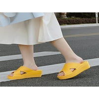 Crocowalk Ženske slajdove Summer Sandals Wedge Beach cipela za cipele Papuče Lagano klizanje na casual