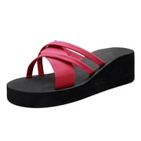 Papuče za žene Žene Ljetne prozračne otvorene nožni prste modne klizne papuče na plažima cipele na plažima