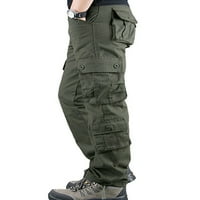 Muški joggers hlače dugim višestruki džepovima na otvorenom modni casual jogging cool pant elastična