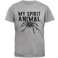 Moj duh životinjske paukove majice Spider Heather siva - mala