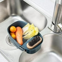 Zeleni koš za sudoper Košar za odvod, multifunkcijski cjedilo u obliku sedla za filtriranje kuhinjskog