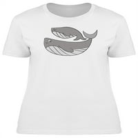 Lijepi kitovi Sretni majčin majica Majica - MIMage by Shutterstock, ženska