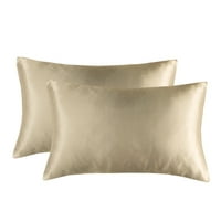 Yipa Camel Satin jastučnica za kosu i kožu mekani svileni jastuk na poklopcu kraljevskog kralja standardne
