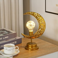 ASdomo bežična mjesečina svjetiljka, mini ramazan muslimanska lunarna ukrasna stolna lampa-baterija