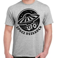 Muška svemirska pretraga y siva majica 2x-velika siva