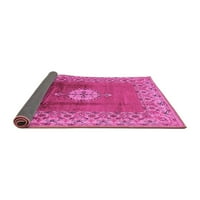 Ahgly Company Indoreni pravokutnik Oriental ružičasti Industrijski prostirke, 8 '10'
