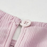 Cleariance Miarhb ženske suknje ruff rukava od ruff-line ružičasti ljetni poklon
